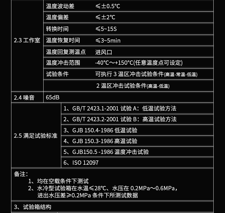 高低溫沖擊試驗箱